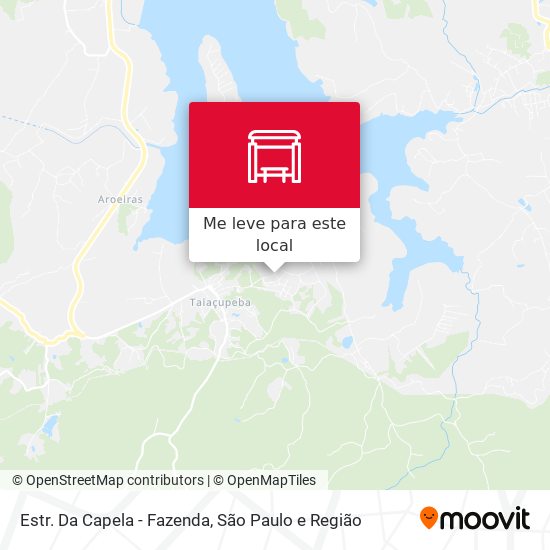 Estr. Da Capela - Fazenda mapa