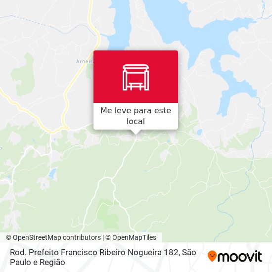 Rod. Prefeito Francisco Ribeiro Nogueira 182 mapa