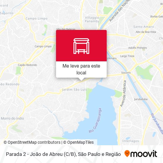 Parada 2 - João de Abreu (C/B) mapa