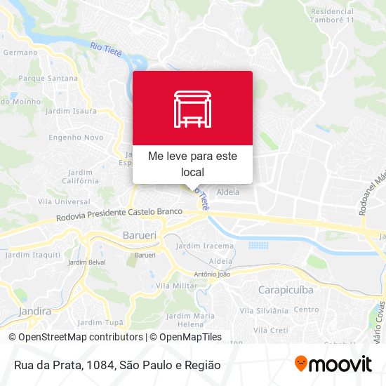 Rua da Prata, 1084 mapa