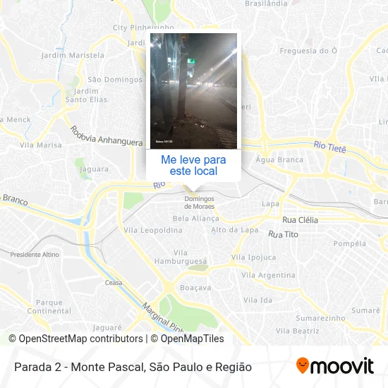 Parada 2 - Monte Pascal mapa