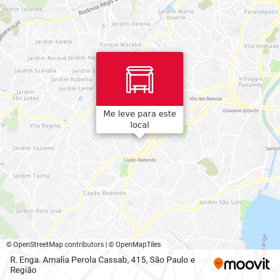 R. Enga. Amalia Perola Cassab, 415 mapa