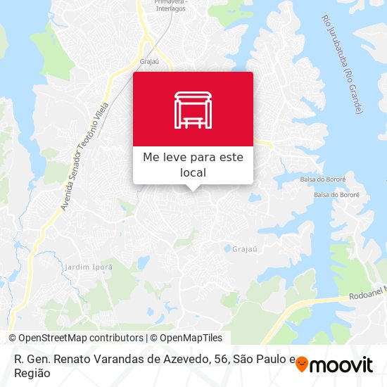 R. Gen. Renato Varandas de Azevedo, 56 mapa