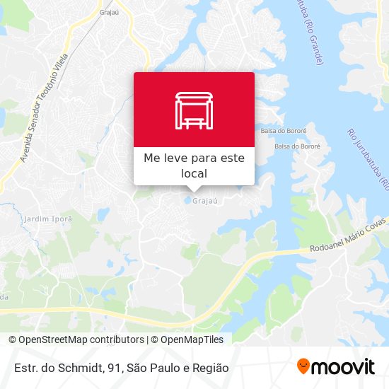 Estr. do Schmidt, 91 mapa