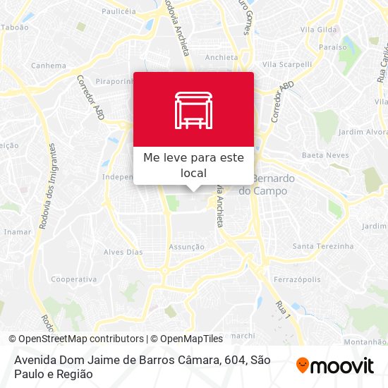 Avenida Dom Jaime de Barros Câmara, 604 mapa