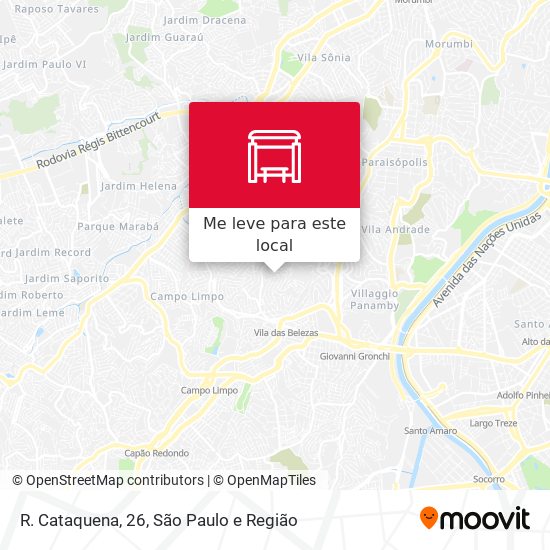 R. Cataquena, 26 mapa