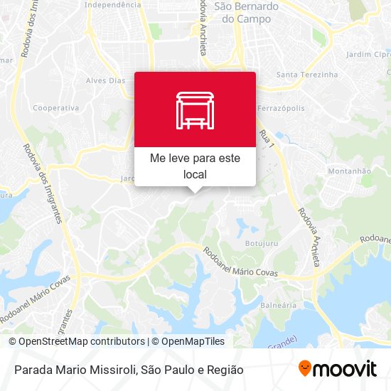 Parada Mario Missiroli mapa