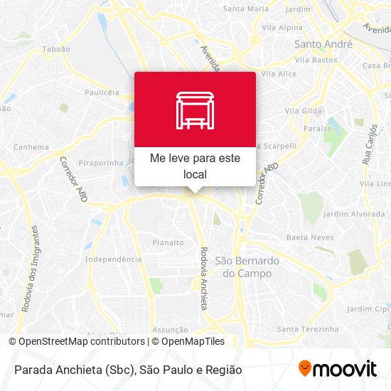 Parada Anchieta (Sbc) mapa