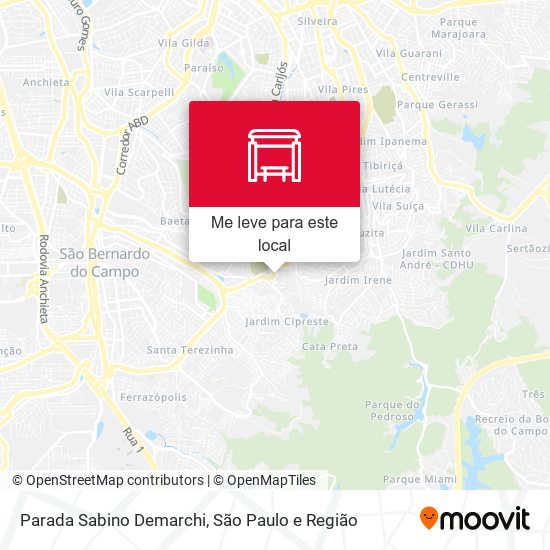 Parada Sabino Demarchi mapa