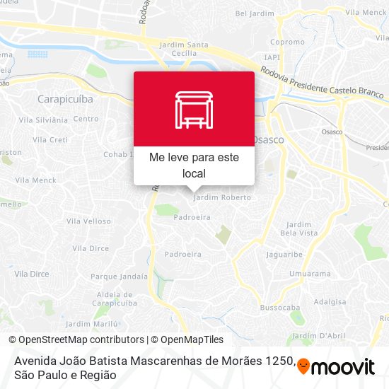 Avenida João Batista Mascarenhas de Morães 1250 mapa