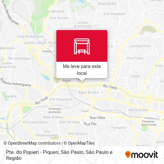 Pte. do Piqueri - Piqueri, São Paulo mapa