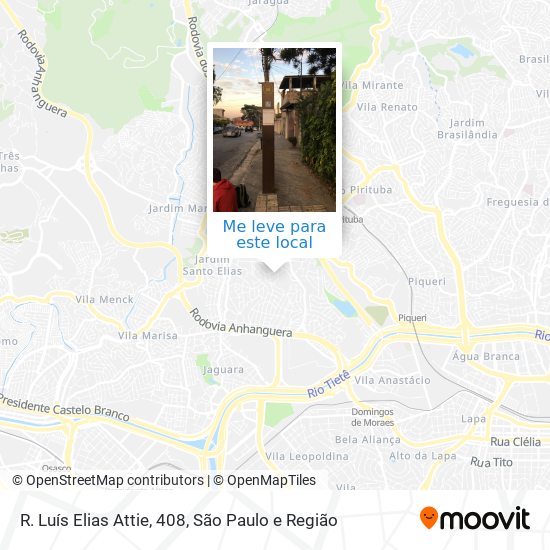 R. Luís Elias Attie, 408 mapa