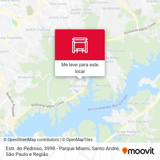 Estr. do Pedroso, 3998 - Parque Miami, Santo André mapa