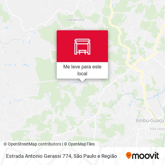 Estrada Antonio Gerassi 774 mapa