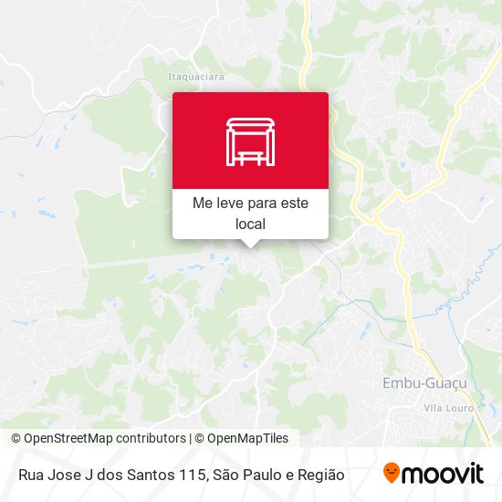 Rua Jose J dos Santos 115 mapa