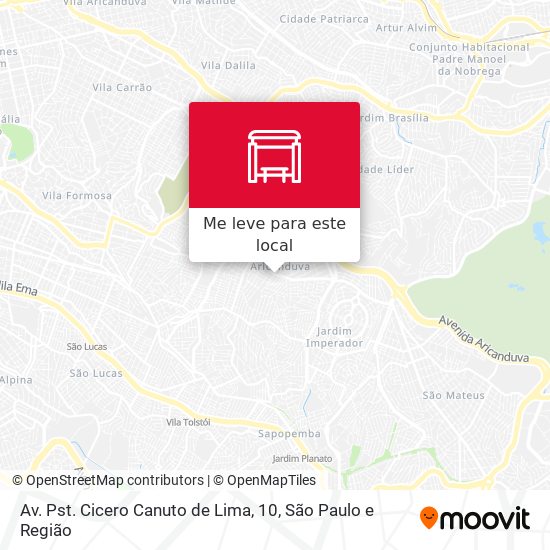Av. Pst. Cicero Canuto de Lima, 10 mapa
