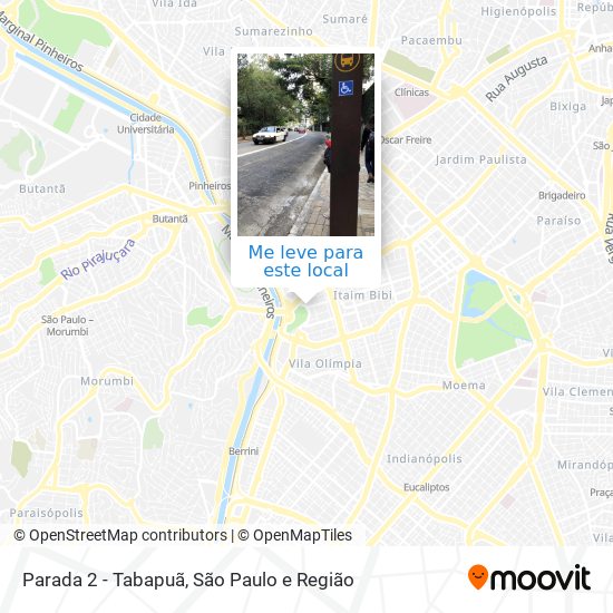 Parada 2 - Tabapuã mapa