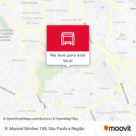 R. Manoel Simões 188 mapa