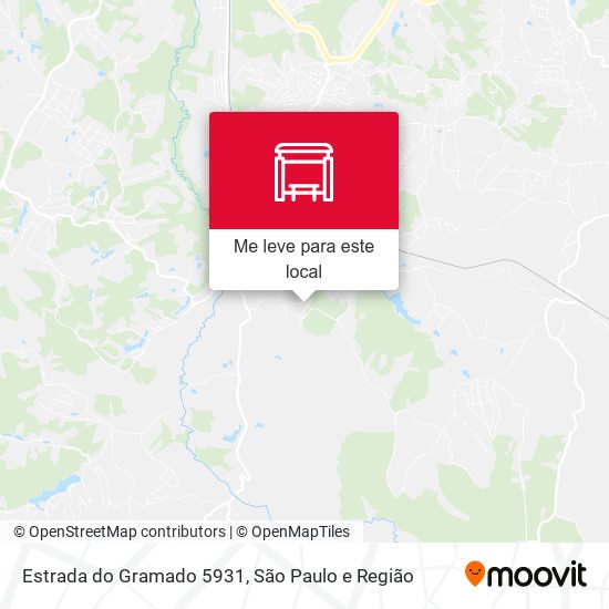 Estrada do Gramado 5931 mapa