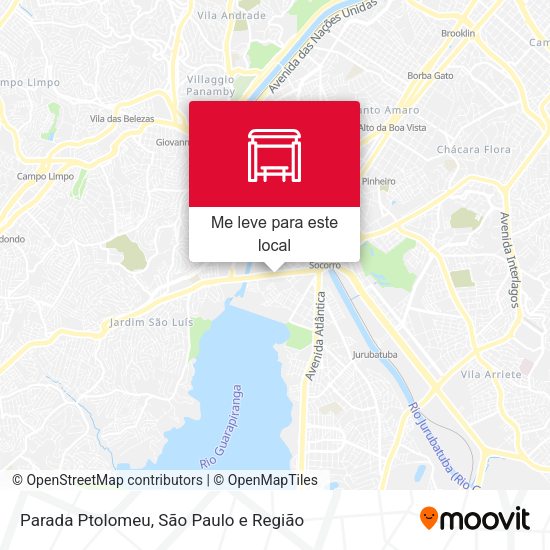 Parada Ptolomeu mapa