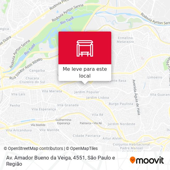 Av. Amador Bueno da Veiga, 4551 mapa