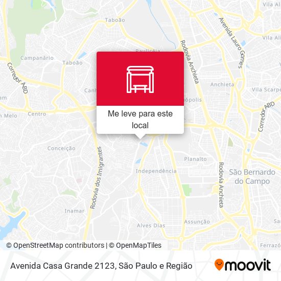 Avenida Casa Grande 2123 mapa