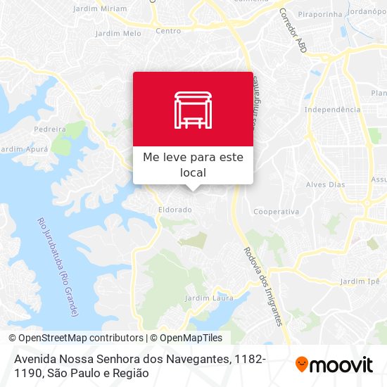 Avenida Nossa Senhora dos Navegantes, 1182-1190 mapa