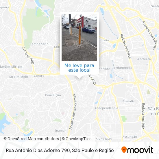Rua Antônio Dias Adorno 790 mapa