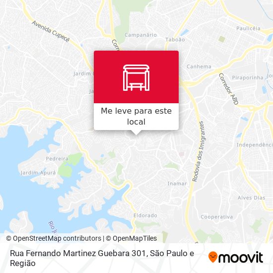 Rua Fernando Martinez Guebara 301 mapa