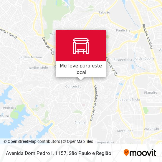 Avenida Dom Pedro I, 1157 mapa