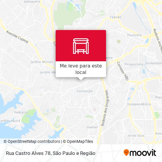 Rua Castro Alves 78 mapa