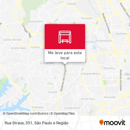 Rua Straus, 351 mapa