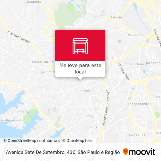 Avenida Sete De Setembro, 436 mapa