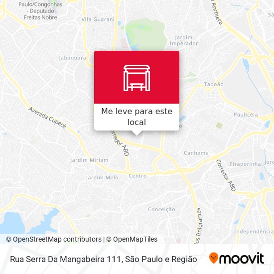 Rua Serra Da Mangabeira 111 mapa