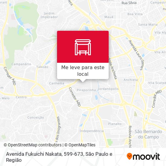 Avenida Fukuichi Nakata, 599-673 mapa