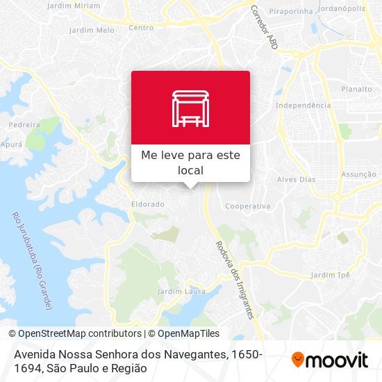 Avenida Nossa Senhora dos Navegantes, 1650-1694 mapa