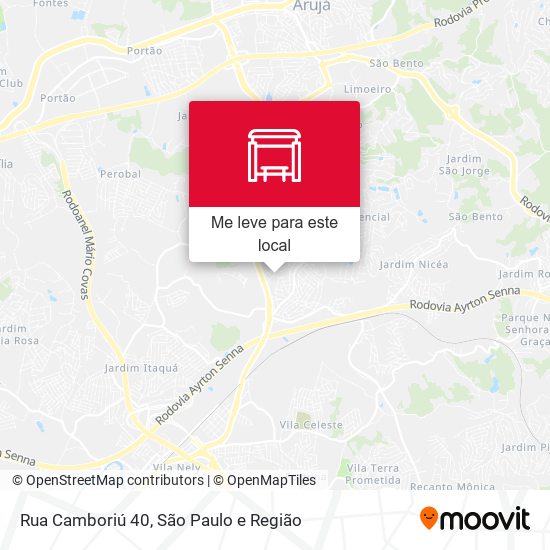 Rua Camboriú 40 mapa