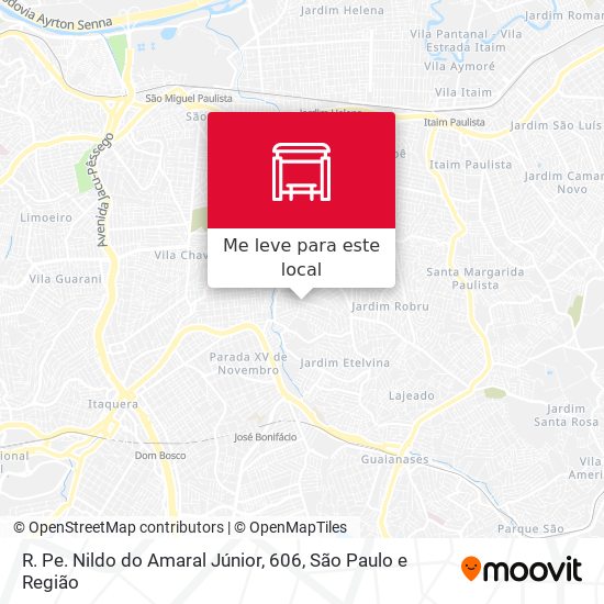 R. Pe. Nildo do Amaral Júnior, 606 mapa