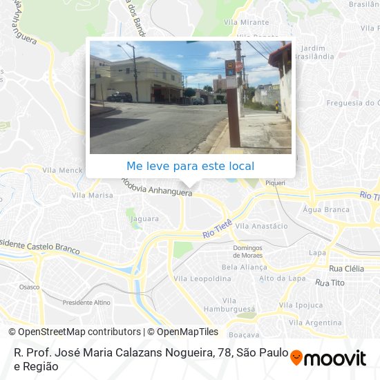 R. Prof. José Maria Calazans Nogueira, 78 mapa