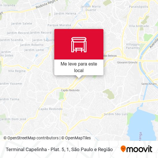 Terminal Capelinha - Plat. 5, 1 mapa