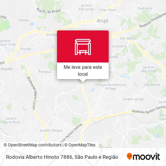 Rodovia Alberto Hinoto 7886 mapa