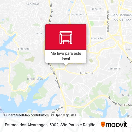 Estrada dos Alvarengas, 5002 mapa