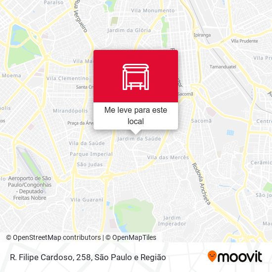 R. Filipe Cardoso, 258 mapa