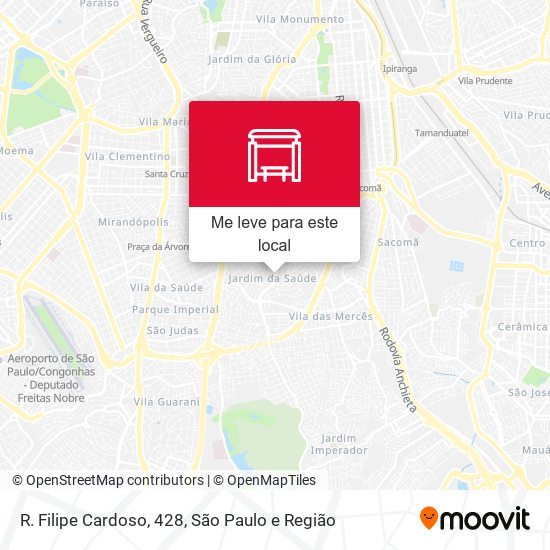 R. Filipe Cardoso, 428 mapa