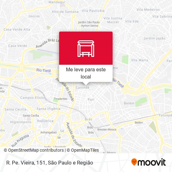 R. Pe. Vieira, 151 mapa