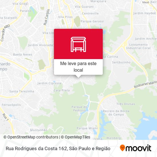 Rua Rodrigues da Costa 162 mapa