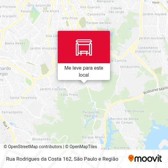 Rua Rodrigues da Costa 162 mapa
