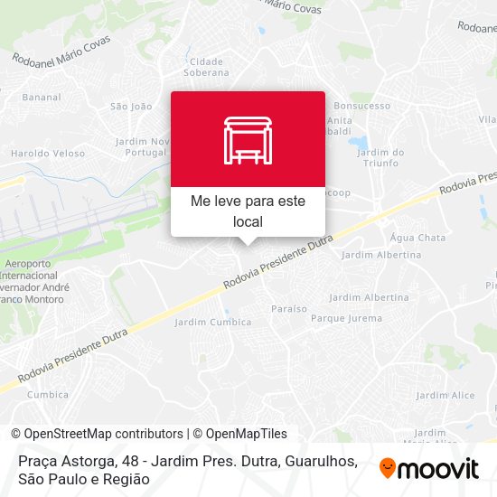Praça Astorga, 48 - Jardim Pres. Dutra, Guarulhos mapa