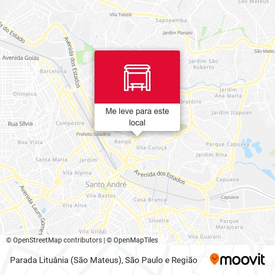 Parada Lituânia (São Mateus) mapa