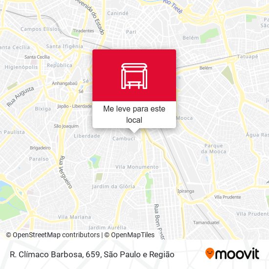 R. Clímaco Barbosa, 659 mapa